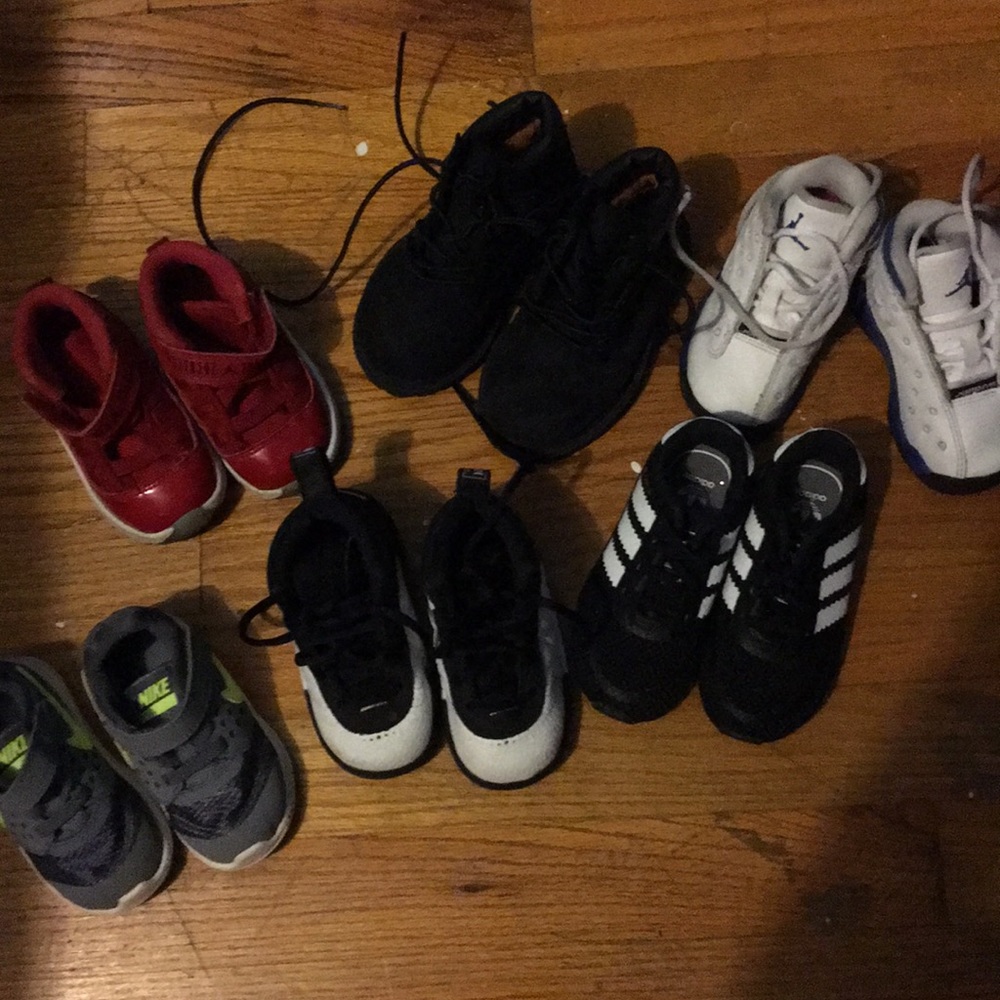 Little boys 5C sneakers still in good fit